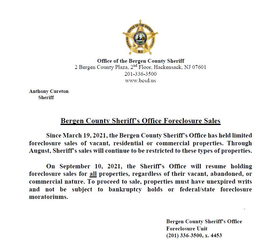 Sheriff Anthony Cureton Bergen County Sheriff S Office